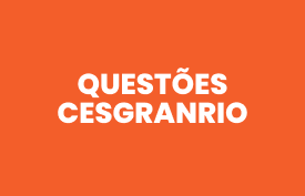 Banner com arte do curso: Curso de Questões Cesgranrio - Professor Mourão