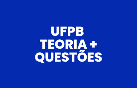 Banner com arte do curso: UFPB: Teoria + Questões