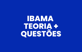 Banner com arte do curso: IBAMA: Teoria + Questões